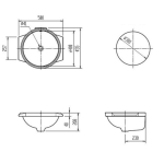Inax Compact Codie 自由咀座廁連水箱及緩降廁板 配 橢圓形檯底面盆 (IN2407HKB1-WT-0 + YL-2260/BW1) (不包含風琴喉)